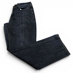 Gray Earth Jeans Mens 34X32 Dark Wash Bootcut Denim Jeans